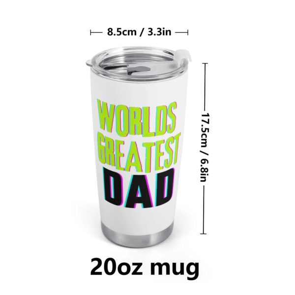 Worlds Best Dad -  Car Cup - Image 7