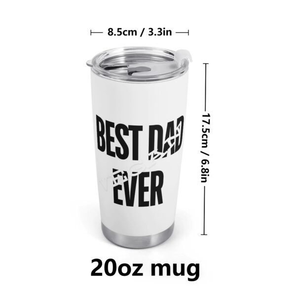 Best Vegan Dad -  Car Cup - Image 7