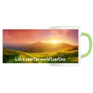 Let's save the world together - mug