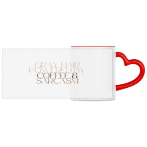 Grey hair powered by coffee & sarcasm Mug